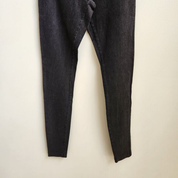 Lysse Jeans Women's XS Dark Gray Denim Jeggings Pull On Skinny Leg Retro Hippie - Picture 3 of 16